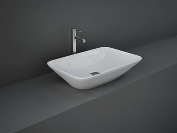 RAK-VARIANT - Countertop rectangular ceramic washbasin by RAK Ceramics - view 2